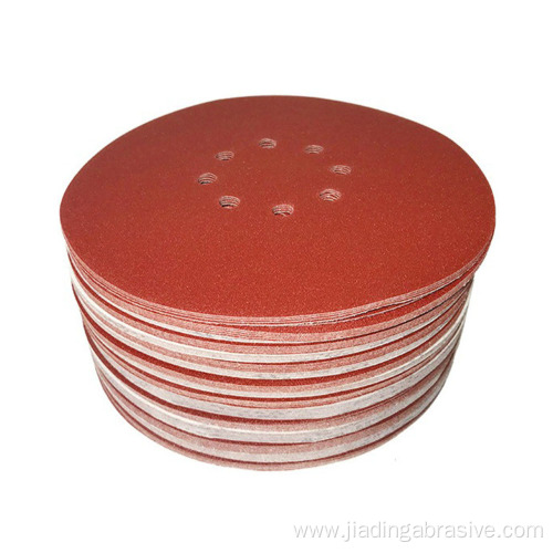 225mm 10 hole sandpaper disc orbital sander disk